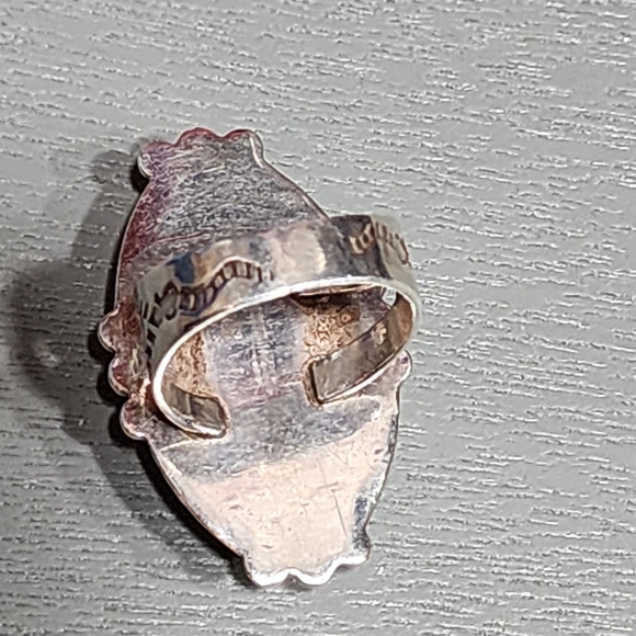 Vintage Sterling silver Native American ring size 6 turquoise fine jewelry - Picture 7 of 7